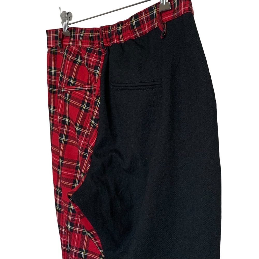 Hot Topic Split Leg Plaid High Rise Pants Size Large - Picture 6 of 9